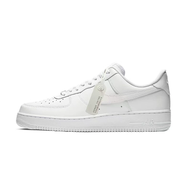 Найк Air Force 1 Пшенично-белые кроссовки для мужчин и женщин - стильная, универсальная и комфортная обувь