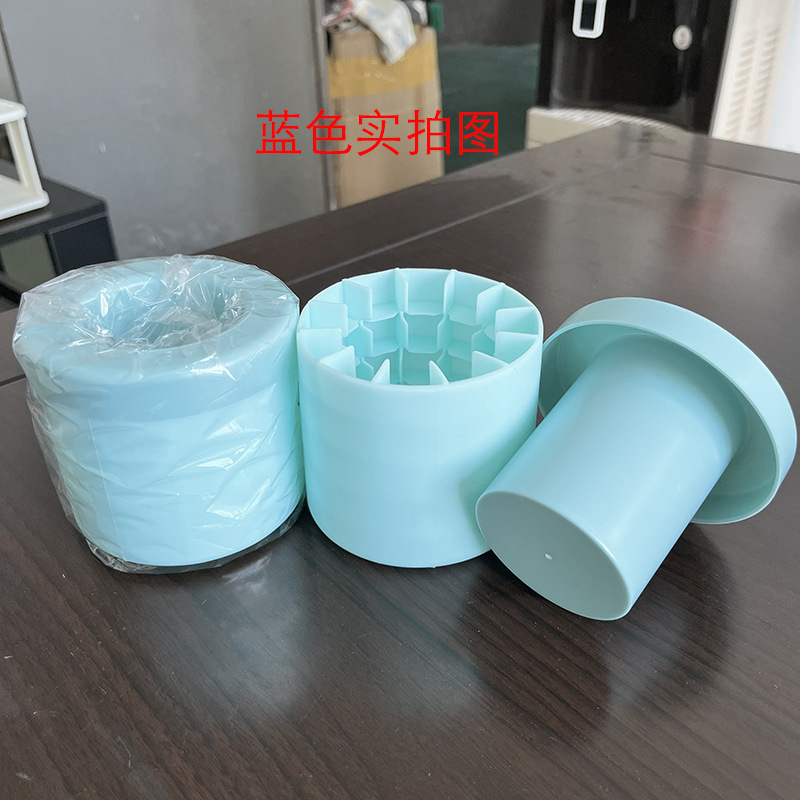 硅胶捏捏杯冰格圆筒制冰杯冰块模具冰桶冰格冰盒家用自制碎碎冰制|undefined