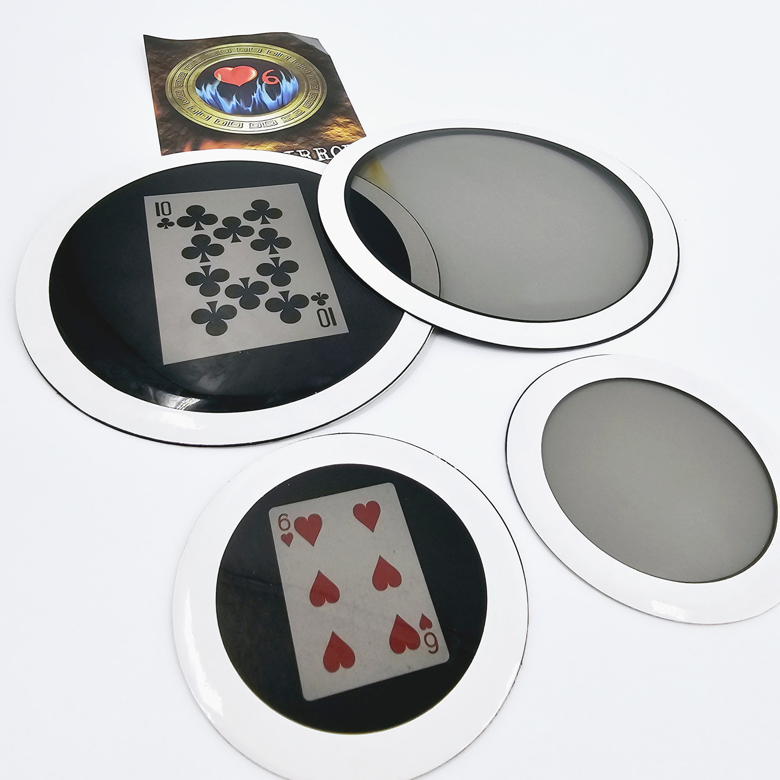 G1479 Magic Mirror Prophecy Poker KingMagic de cerca de la fábrica de accesorios mágicos al por mayor juguetes navideños para niños