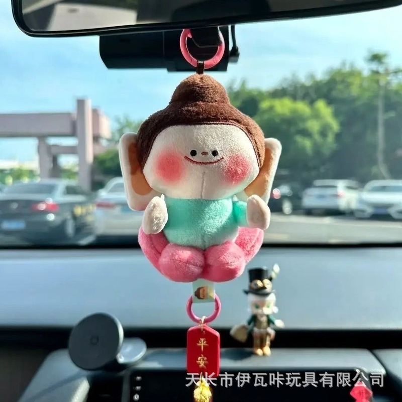佛小伴莲花小佛山西大同文创跨境寺庙纪念钥匙扣挂件文创钥匙扣|undefined