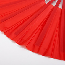 10寸功夫扇厂家批发红色广告扇武术扇子亚马逊爆款