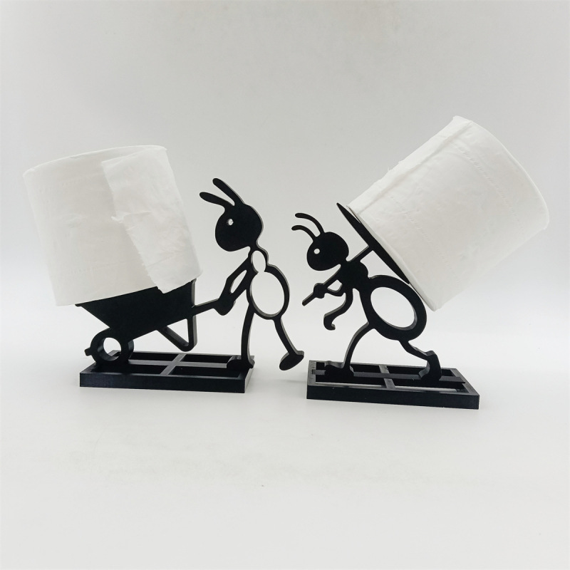 跨境热卖3d打印Ant paper roll holder蚂蚁卷纸架浴室卷纸摆件|undefined
