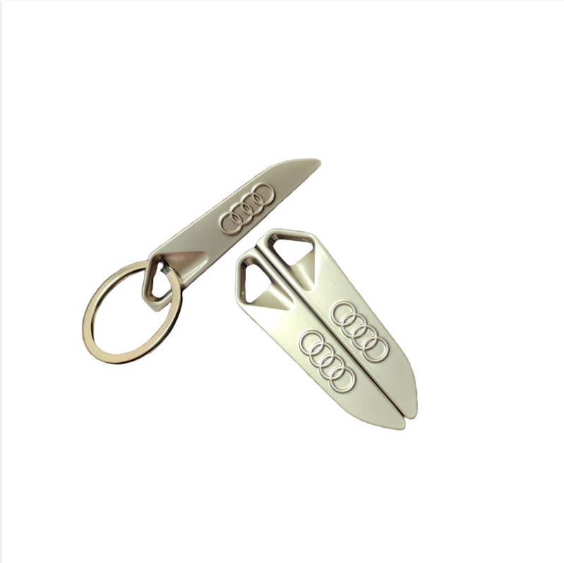 Audi Original Metal Keychain 4S Store Gift Model Amg Car Dealer Promotional Model Zinc Alloy
