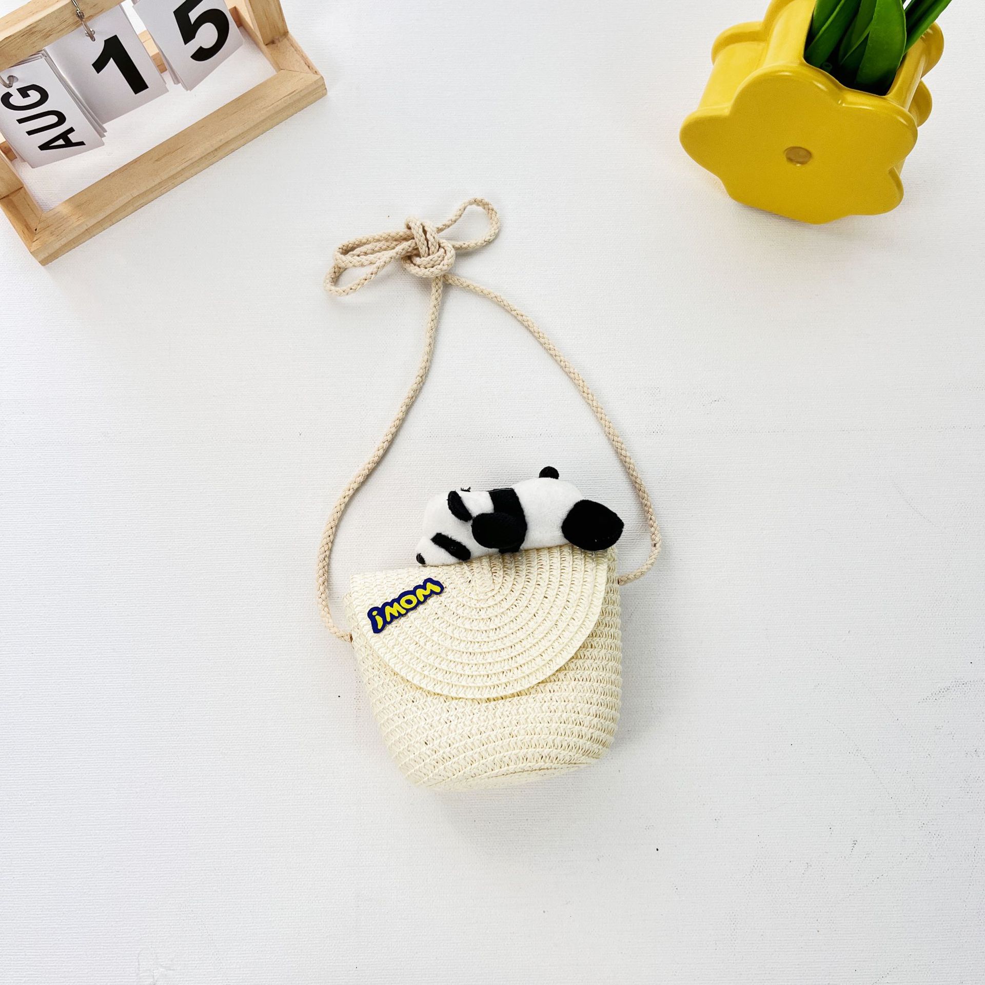 와우 팬더 패킷-우유 화이트