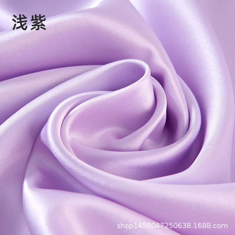 Silk fabric 100% mulberry satin, 114 cm width, 16 momme, plant‑dyed, wholesale multi‑color