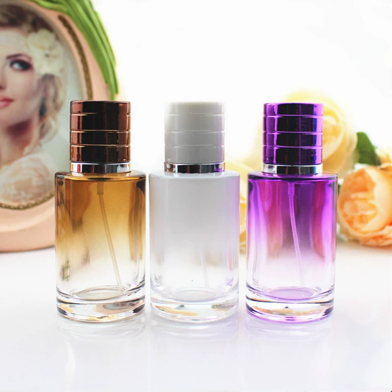 Perfume, glass bottle, capacious spray, 100 ml, gradient