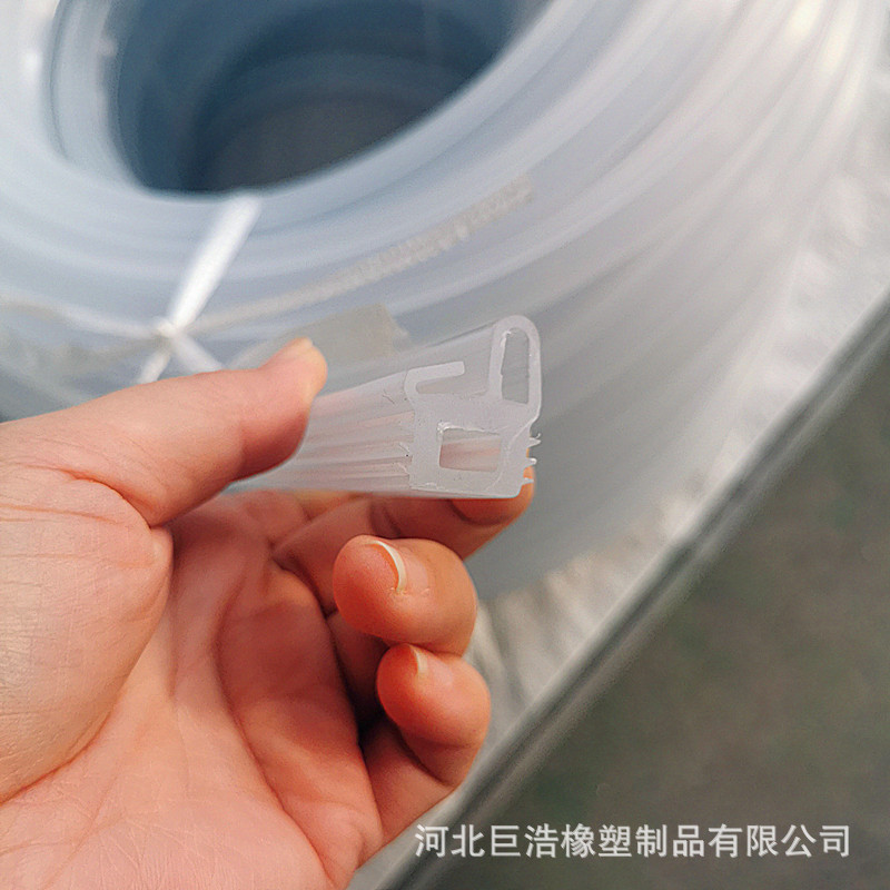 食品级硅胶密封条 异形透明硅胶条 C型透明硅胶条 U型条
