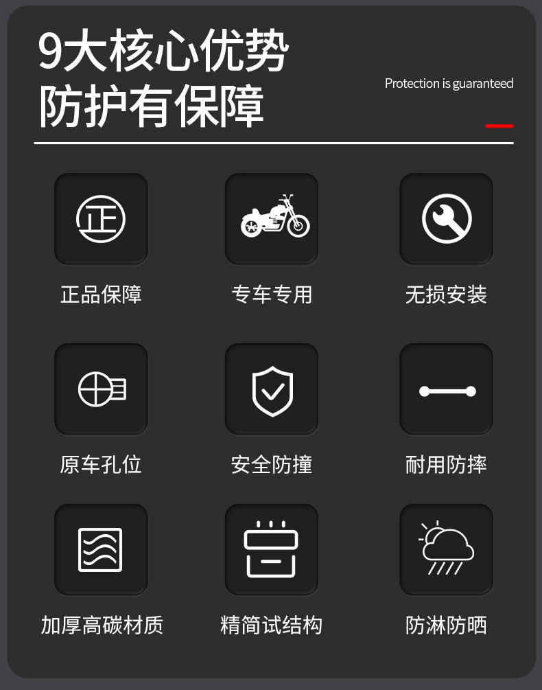 Suitable for Guangyang Ks125 Motorcycle Front and Rear Bumpers, Anti-Fall and Anti-Collision Exhaust Guards, One-Stop Modification Accessories