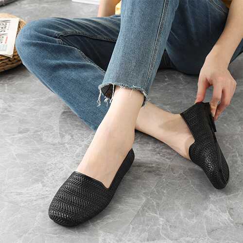 New Korean breathable sandals, four-season women's flat shoes, shallow slit casual single-layer shoes, nurse's pregnant women's shoes, dancing shoes