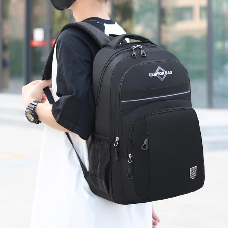 Mochila popular, mochila para hombre, bolso de viaje para computadora de todo fósforo de moda, mochila para estudiantes de gran capacidad, bolso femenino