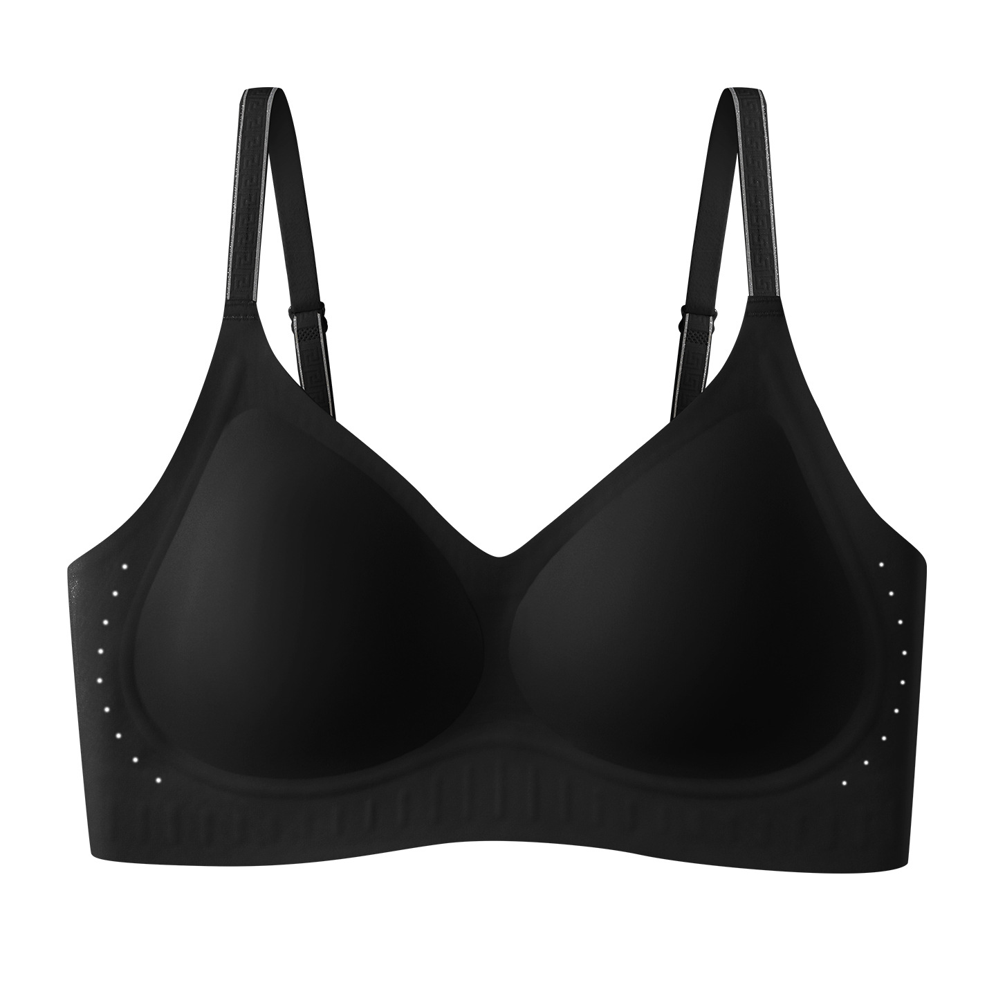 La base líquida es invisible y sin marcas, la ropa interior deportiva femenina se reúne en un sujetador de texto frío y transpirable para evitar la caída. image 10