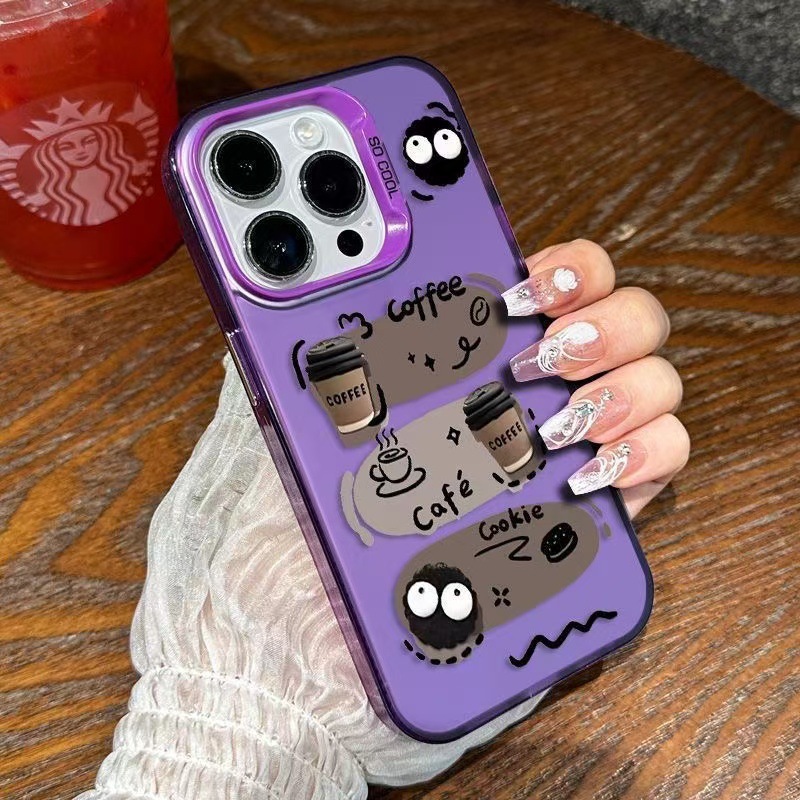 Nuevo estilo europeo y americano para iPhone 16 funda para teléfono móvil Apple 15promax/14 a prueba de caídas 13pro12 briquetas 11