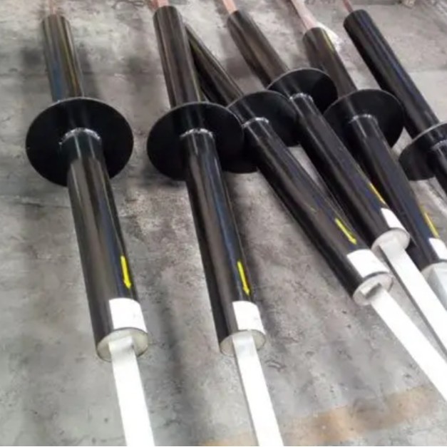 Dispositivo de toma de tierra para metro, línea de plomo, tubería de acero no magnética, dispositivo de toma de cobre ferroviario, protección de la fila de cobre