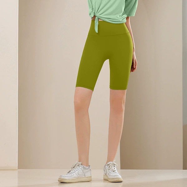 K940 five-quarter pants-yellow green