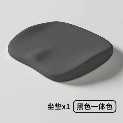 Cross-Border Car Lumbar Support Headrest Waist support - black-one-piece-cushion-1
