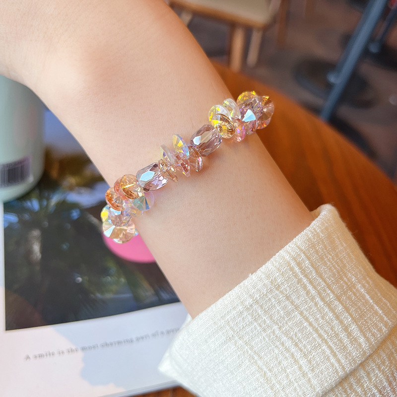 Bracciale in cristallo da donna gioielli con perline eleganti_voghion.com