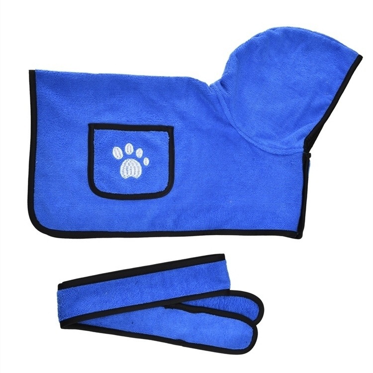 Universal Absorbent Dog Bathrobe And Pet Towel Blanket For Dogs_voghion.com
