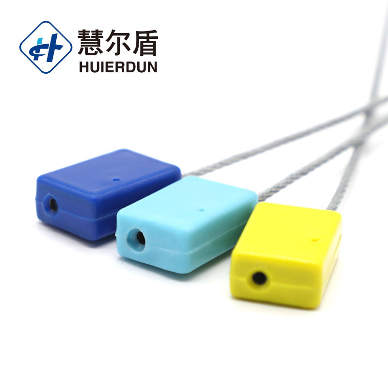 一次性铅封方件钢丝封条抽紧式防盗物流封签扣防调包施封锁厂家