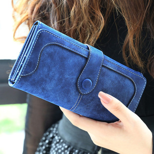 2023 Ladies Wallet Design New Clutch PU Leather Ladies Wallet Three Layer Ladies Wallet