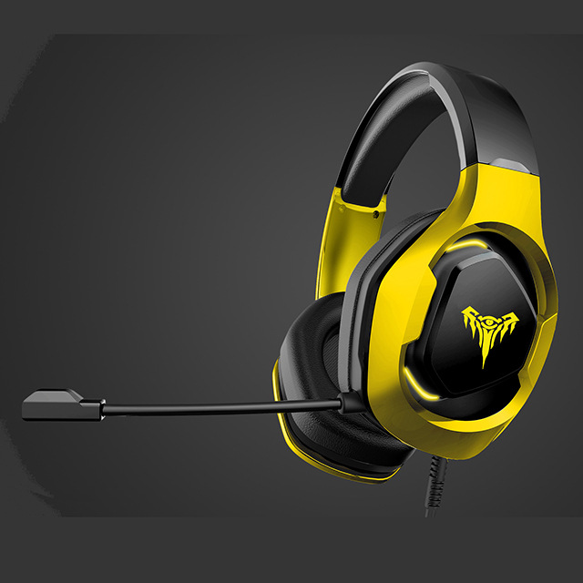 Las auriculares calientes fronterizas G9500 ataron con alambre las auriculares del juego de los e-deportes del RGB PS4 luminoso del USB