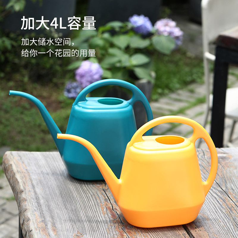 Long Mouth Watering Can Watering Flowers Household Gadget Sprinkling Can Spray Head Watering Vegetables Vegetable Gardening Large Capacity Spraying