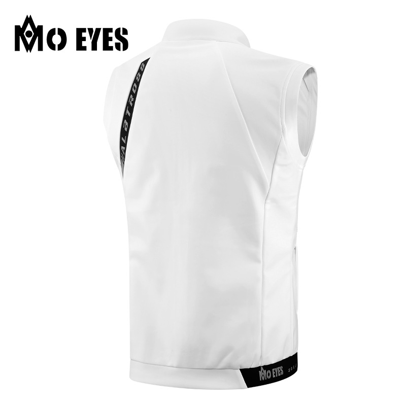 Áo gile nam hút nhiệt MO EYES Magic Eye dáng vest thể thao golf thu đông — M23YF017-Đen [Vải làm nóng nhẹ], M23YF017-Trắng [Vải nhiệt nhẹ]