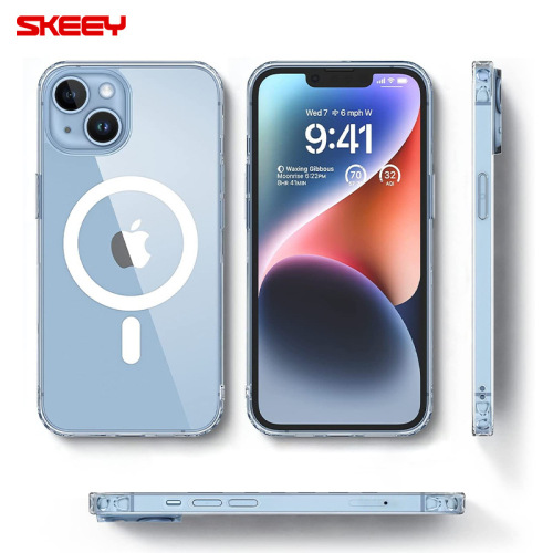 MagSafe magnetic phone case iphone15 magnetic phone case apple 14 magnetic phone case 15pro mobile phone hard case