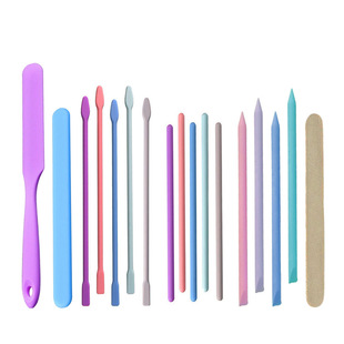 A Variety of DIY Resin Stirring Sticks, Colorfulful Round Glue Tools, Glue Mixing Sticks, Ice Cream Sticks, Ready-Made Wholesale