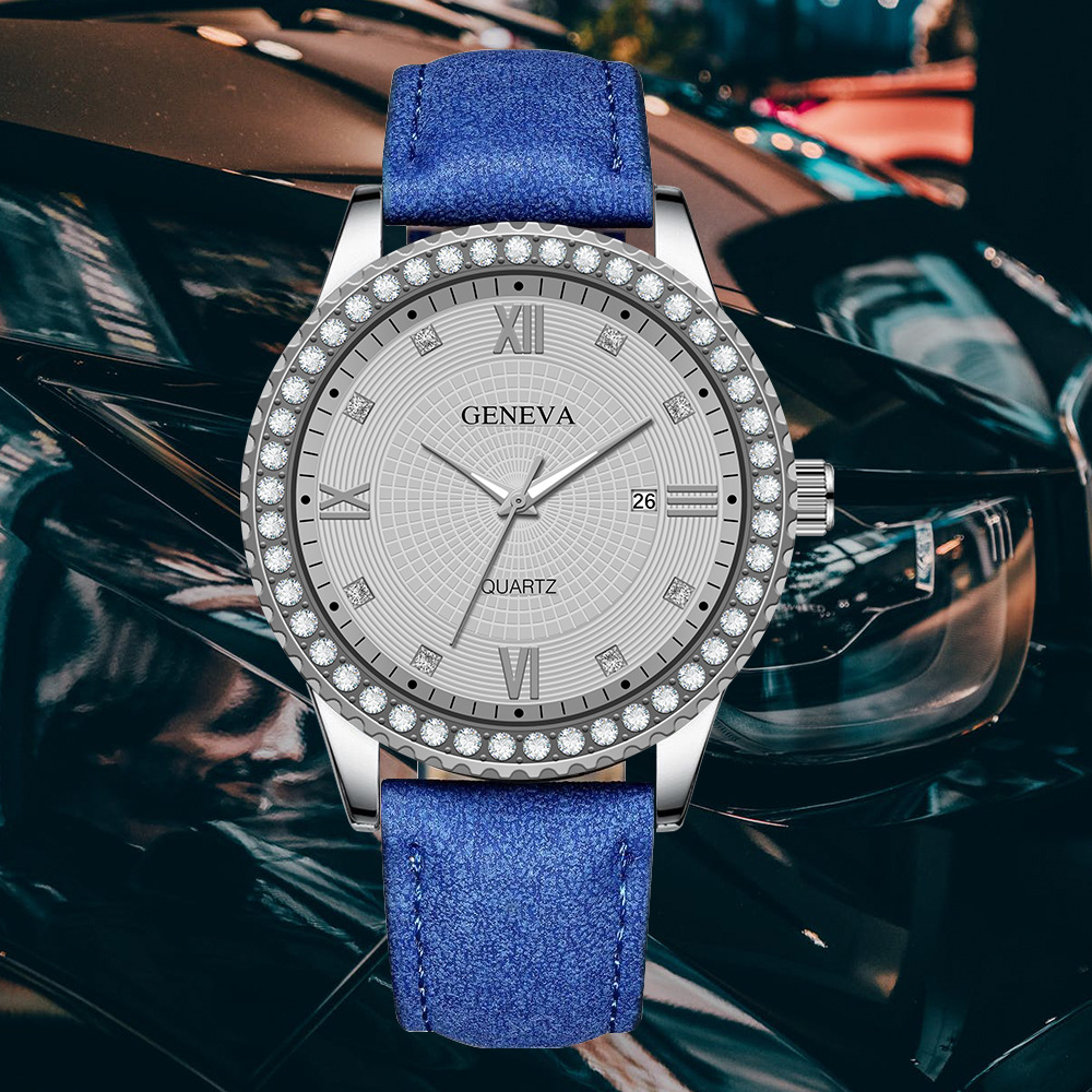 watch mens steel band watch fashion calendar quartz belt watchpicture8