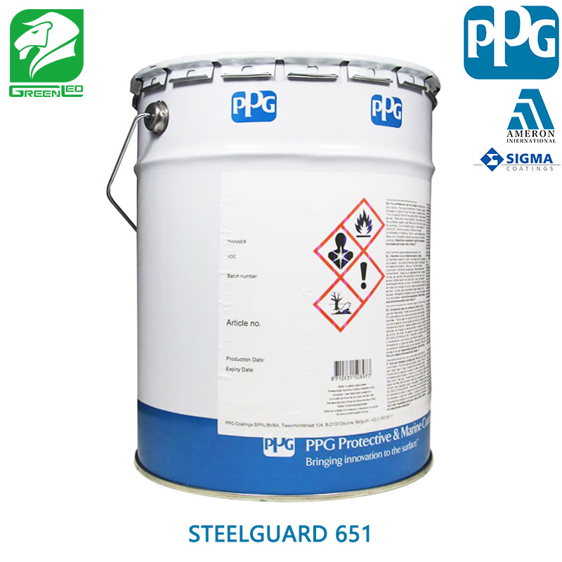 PPG 庞贝捷式玛油漆 室内薄型钢结构水性防火涂料 STEELGUARD 651