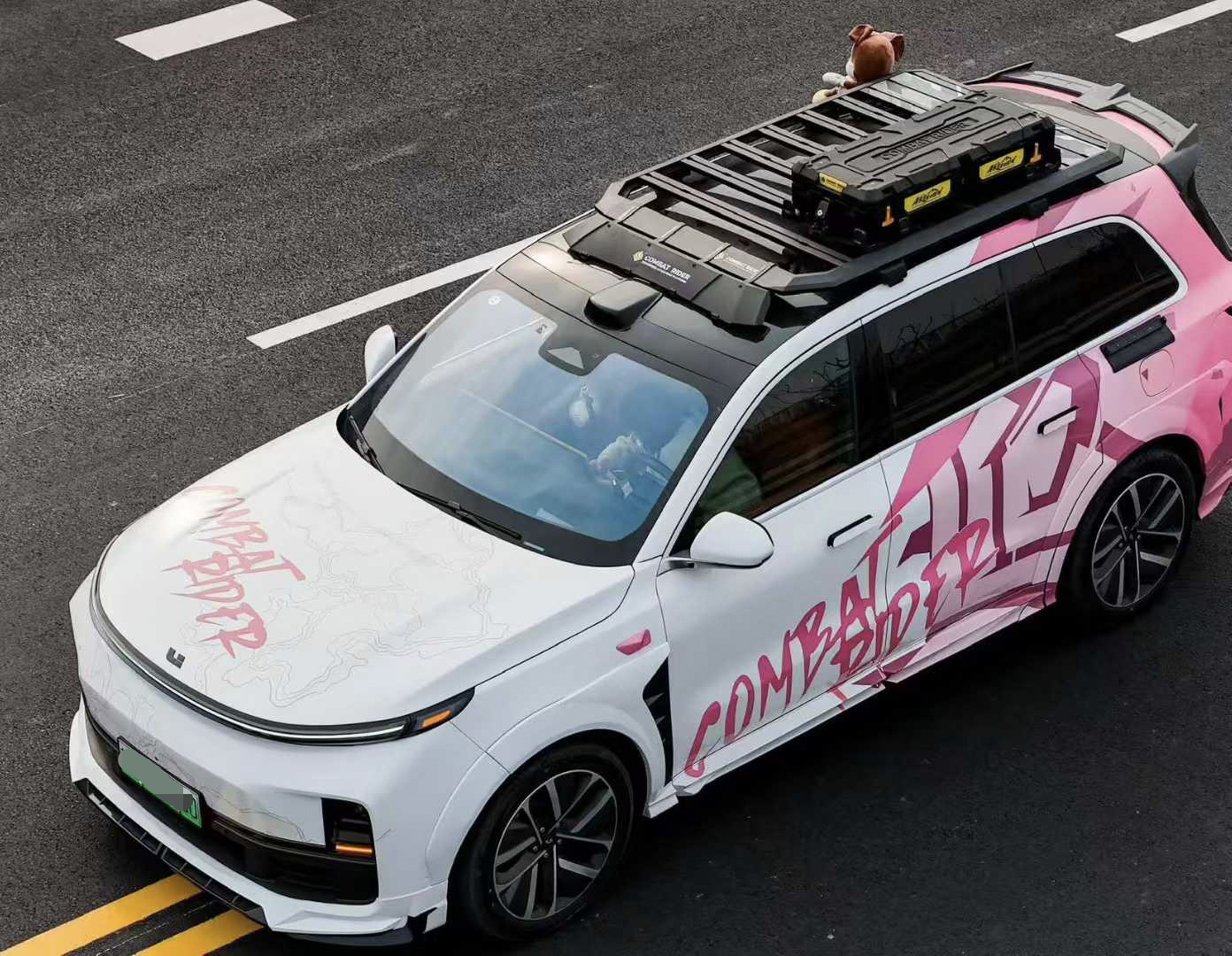 Ideal L9 Roof Rack Ladder, Mechanical Backpack Side Tent, Explorer Car-Mounted Off-Road Modified Roof Platform