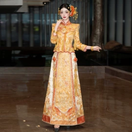 秀禾服;旗袍;中山装唐装