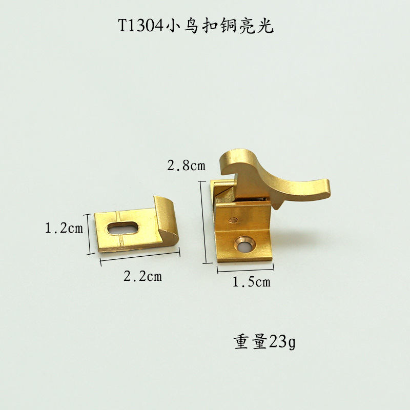 中国風の窓は真鍮の小鳥を掛けて古代の明装の純銅のプラグを掛けてロックします。|undefined