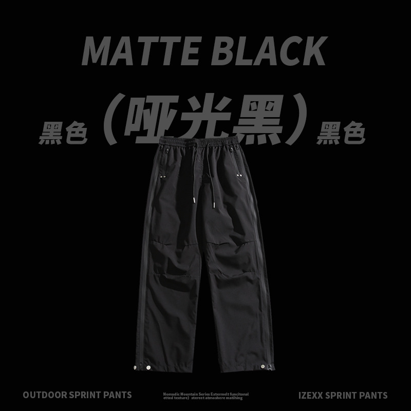 IZEXX marca de moda verano montaña al aire libre tres pantalones de asalto impermeables de secado rápido viajes deportes pantalones de ocio hombres