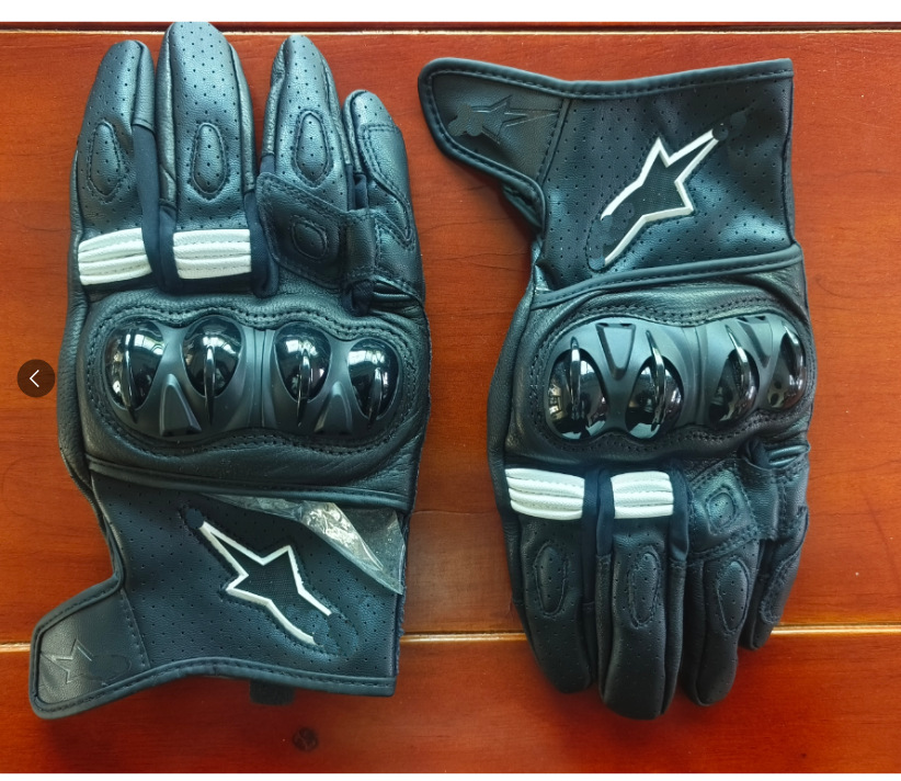 Nuevos guantes de motocicletas guantes de carreras de cuero guantes de motocicletas guantes de carreras de cuero
