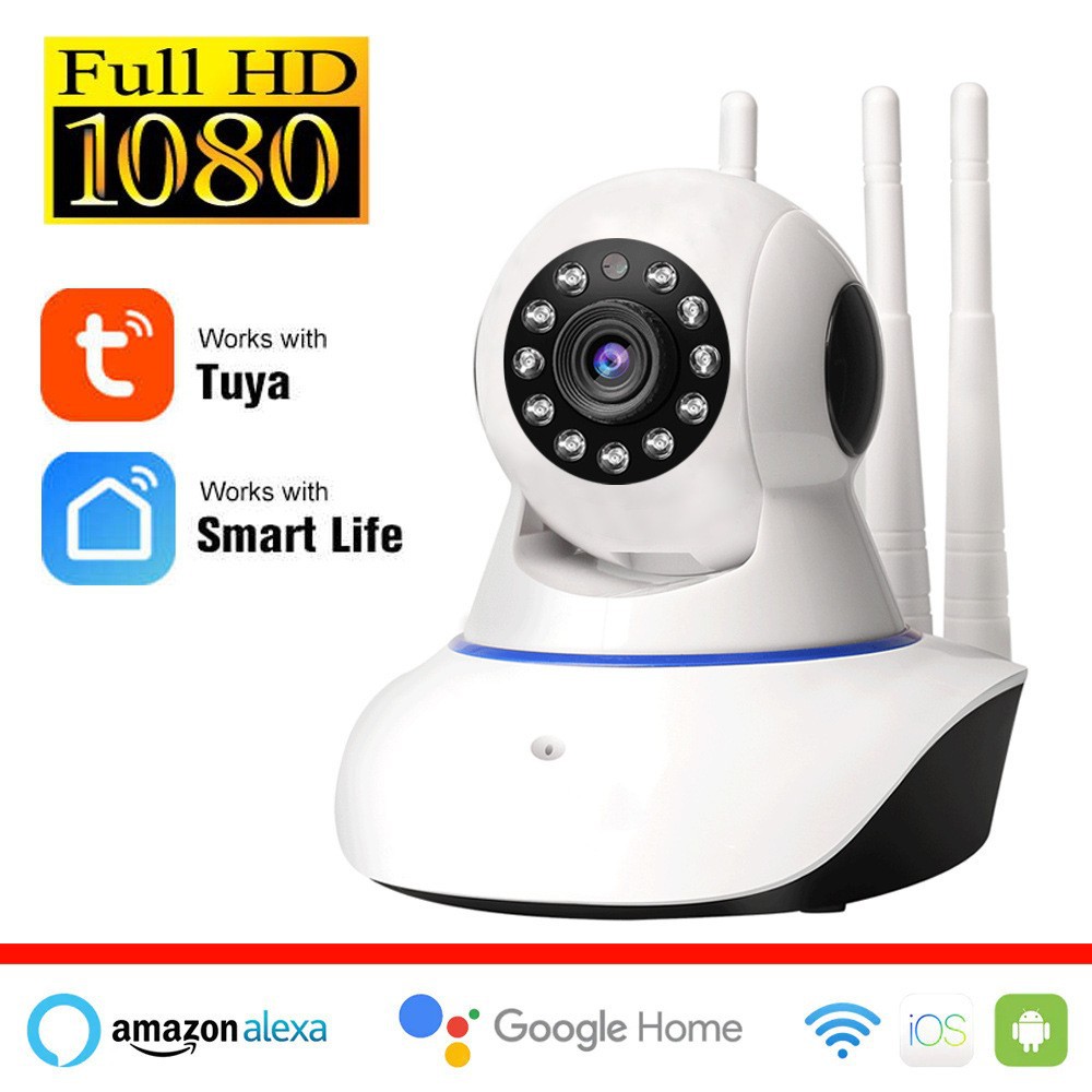 跨境亚马逊Tuya涂鸦智能家居高清无线监控涂鸦wifi摄像头