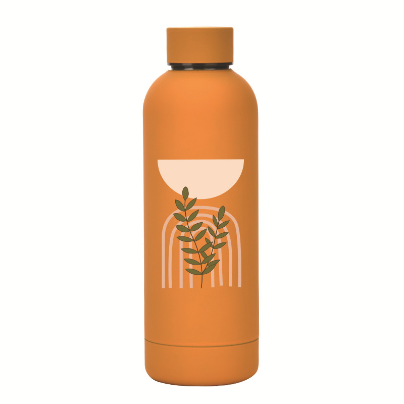 330g Weight Thermos Cup Kitchen and drinking utensils 1 Piece Quantity Stainless Steel Material Cartoon Pattern Fashion Style Fashion Cartoon Stainless Steel Thermos Cup Water Bottles 1 Piece 2