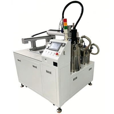 Yapışqan paylayıcı adapterlər, Machine Ab Dual-Component Three-Dimensional Platform