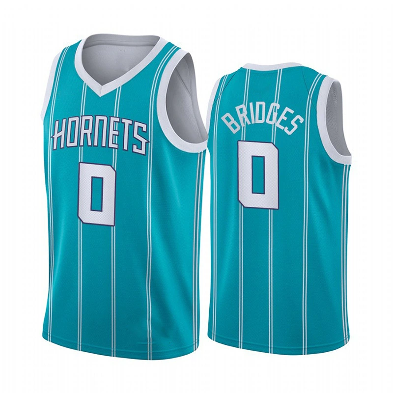 Номер 1 ластик? Hornets No. 1 Ball jersey Knipur Miller внешнеторговая поставка майка без рукавов оптовая смена границы