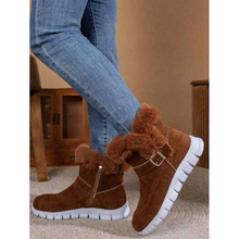 N 73710 Plus Size Fleece Snow Boots �������ѩ��ѥ�羳��