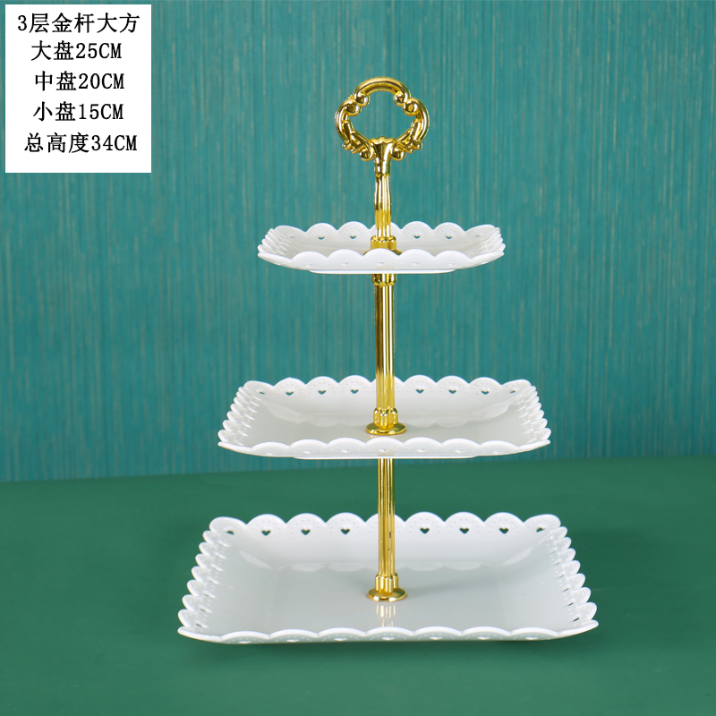 Fiesta de cumpleaños de postres estante de exhibición mesa de comida fría mesa de té bandeja de pasteles de bocadillos estante de postres de boda decoración