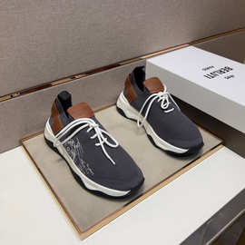 2025新款网面飞织休闲运动鞋男鞋 舒适透气跑步鞋 驾车旅游鞋男