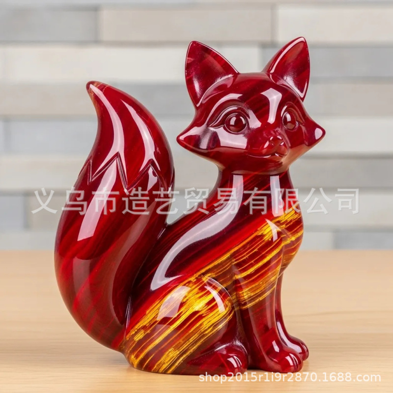 新品Cute little fox ornaments 可爱的小狐狸摆件|undefined