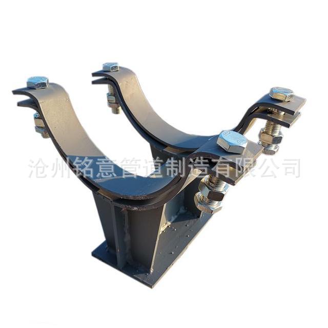 铭意不锈钢立管水平管支架03S402图集DN80DN40DN50滑动支架