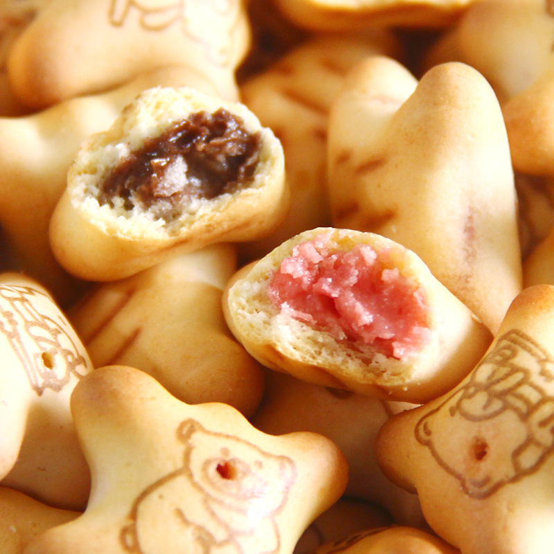 Bear Cookie Filled Cookies Children Snacks Snack Food Wholesale