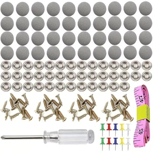 Car interior headliner fabric detachment repair clips, car headliner leather clips, modification and renovation, plaid gray velvet fabric