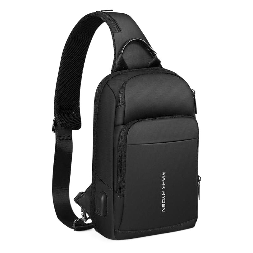Marco Leiden Men's Chest Bag Multi-Functional Fashion Crossbody Bag Trendy Male Student New Waterproof Oxford Cloth Shoulder Bag
