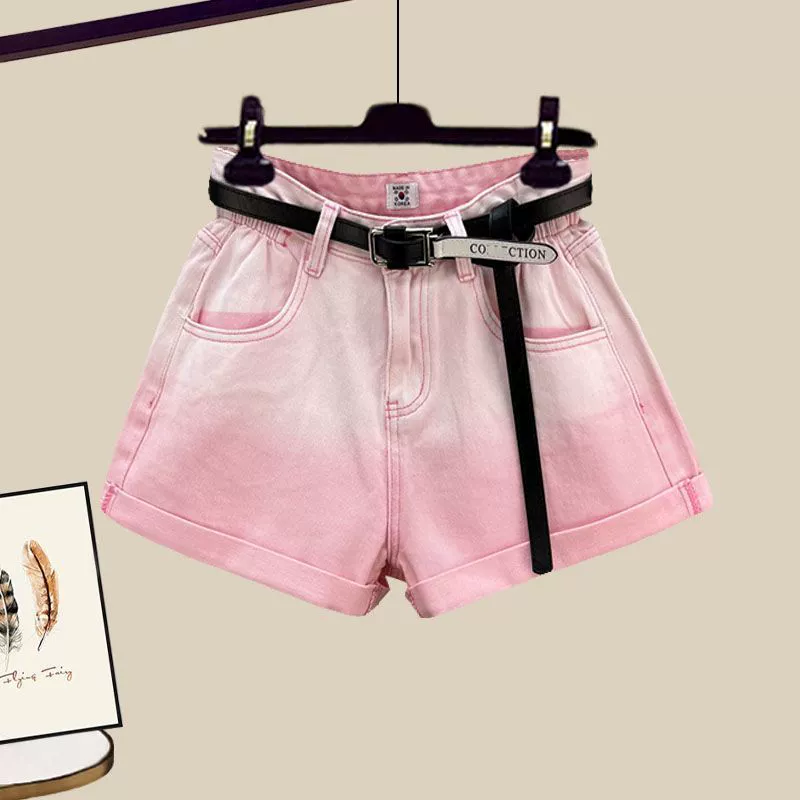 Летний набор: рубашка, универсальный жилет, джинсовая юбка, шорты, плюс-сайз, солнечная защита, облегающий, комплект из 3 предметов