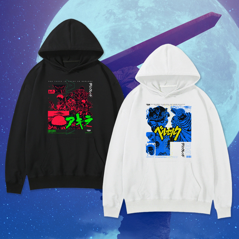 Swordwind Legend Anime Periférico Suéter con capucha Marca Warrior Segunda dimensión Sudadera con capucha suelta casual europea y americana