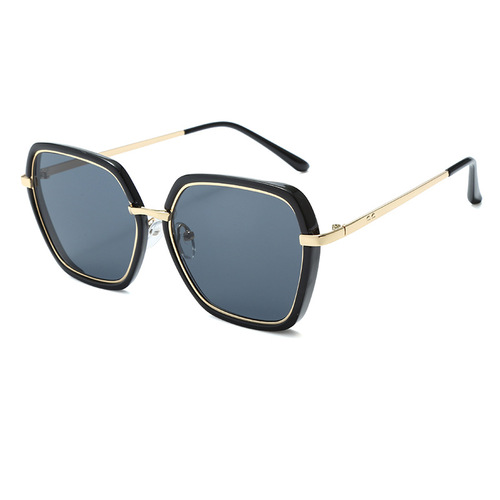 2024 new square frame sunglasses for men and women, outdoor driving, anti-UV, face modification, clothing and eye protection